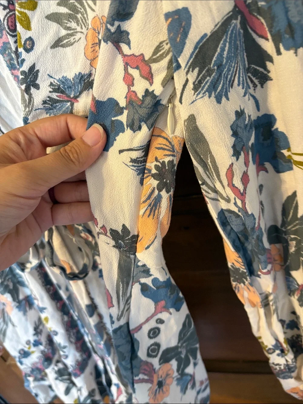 Free People violet hill printed tunic